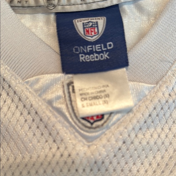 White and Blue Football Jersey - Picture 3 of 5